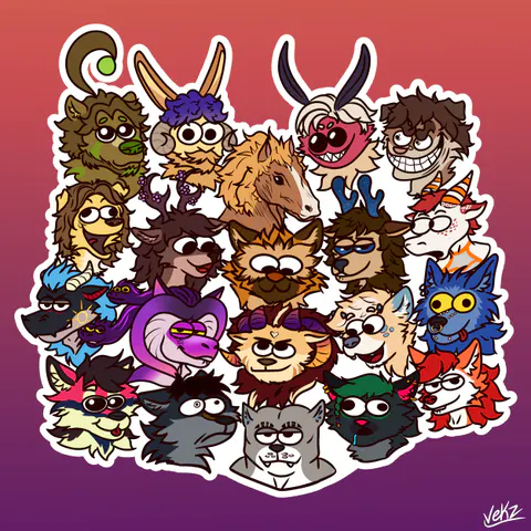 Stickers para o meu grupo de amigos